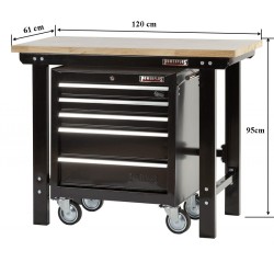 Werkbank met gereedschapswagen online kopen. Webshop Powerplustools.be