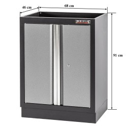 Werkplaatskast met 2 deuren 68 x 46 x 91 cm