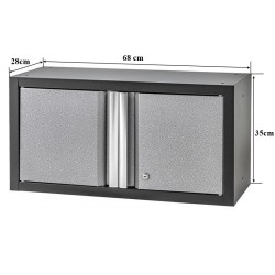 Wandkast / hangkast met twee deuren 68 x 28 x 35 cm