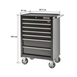 GEREEDSCHAPWAGEN SET 0676 ZWART 13 LADEN QUICK LOCK GEREEDSCHAPWAGEN SET 0676 ZWART 13 LADEN QUICK LOCK