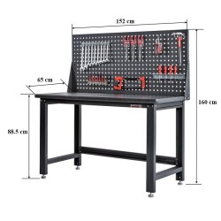 Werkbank voor elektro – montagetafel voor elektronica met gereedschapsbord