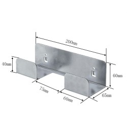 Gereedschapshouder – boormachinehouder 20 x 6 x 6,5 cm. Gereedschapshouder – boormachinehouder 20 x 6 x 6,5 cm.