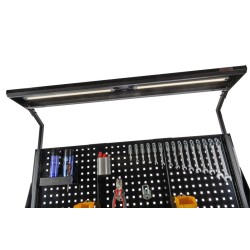 Lichtbak voor werkbank 150 cm met gereedschapsbord – Powerplustools