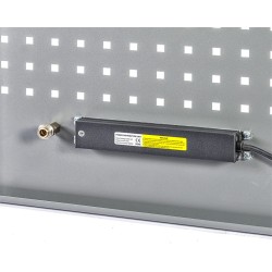 Gereedschapsbord grijs 60 x 66,5 x 3 cm met 3 x stopcontact en 2 x USB poort voor Elite Line - Powerplustools Gereedschapsbord grijs 60 x 66,5 x 3 cm met 3 x stopcontact en 2 x USB poort voor Elite Line - Powerplustools