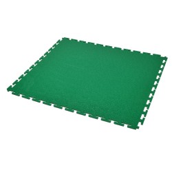PVC kliktegel groen 500 x 500 x 6 mm. Vloertegel voor industrieel gebruik - hamerslag anti slip profiel