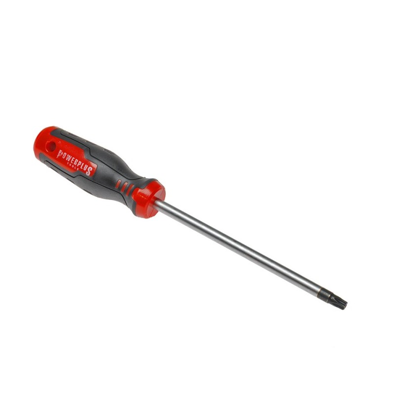 Schroevendraaier – Torx T40 x 100 van S2 gereedschapsstaal en met kunststof handvat Schroevendraaier – Torx T40 x 100 van S2 gereedschapsstaal en met kunststof handvat