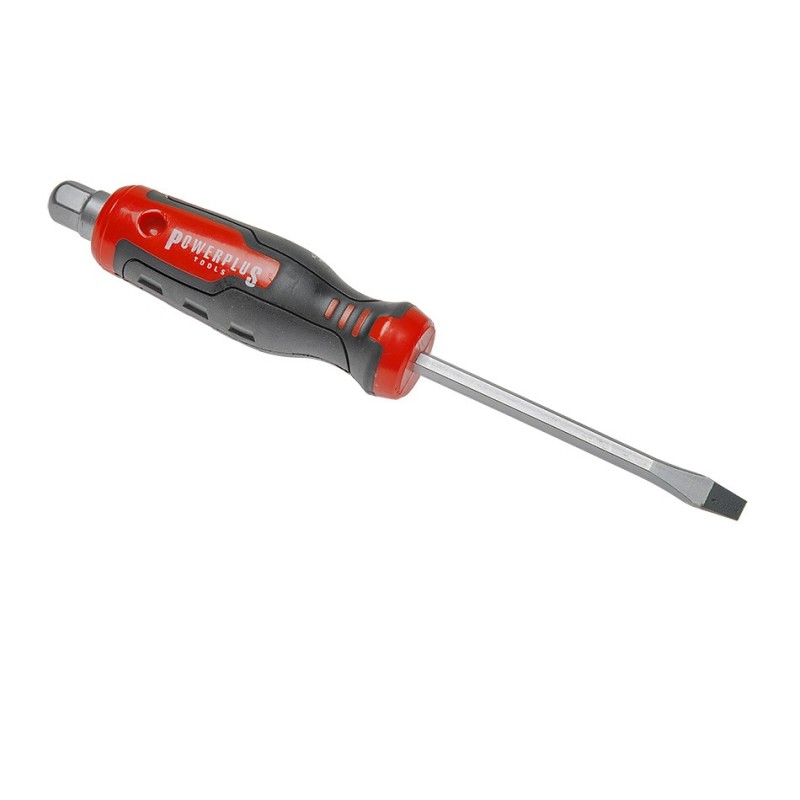 SL 6 x 100 schroevendraaier van S2 gereedschapsstaal SL 6 x 100 schroevendraaier van S2 gereedschapsstaal