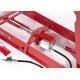Heftafel voor motorfiets hydraulisch en pneumatisch rood