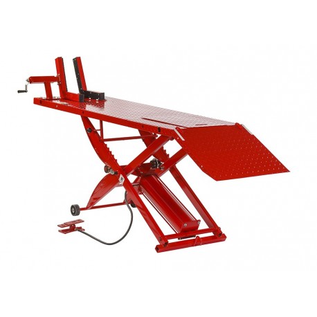 Heftafel motor pneumatisch rood