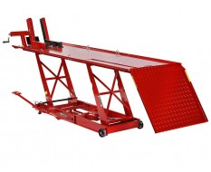 Heftafel voor motor hydraulisch rood