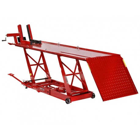 Heftafel voor motor hydraulisch rood