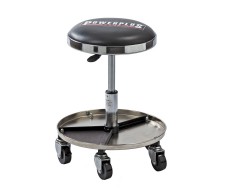 Werkplaatskruk, verrijdbare werkplaatsstoel, 5 wielen en cap. 125 kg.
