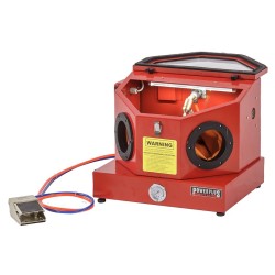 Straalcabine tafelmodel - precisie straler Straalcabine tafelmodel - precisie straler