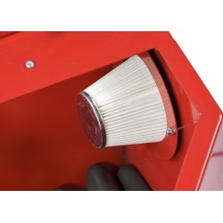 Straalcabine tafelmodel - precisie straler Straalcabine tafelmodel - precisie straler