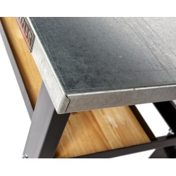 Werkbank zwart 150 cm online kopen. Webshop Powerplustools.be