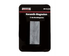 Set van 2 stuks blokmagneten 46 mm lang / keramische Ferriet magneten 