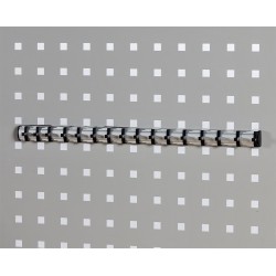 Magnetische houder voor 16 doppen / doppenrail voor 1/4" doppen / doppenhouder