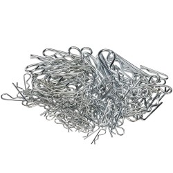 Assortiment 150 st. splitpennen - borgveren - borgclips - haarspeldveren set 