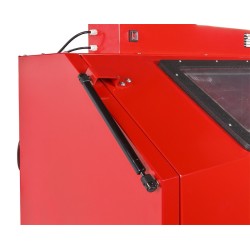 Straalcabine met afzuiging 400 Liter