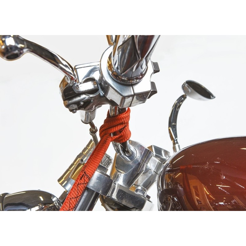 Set van 5 stuks spanbanden 60 cm met dubbele lus / sjorband zonder ijzeren haken Set van 5 stuks spanbanden 60 cm met dubbele lus / sjorband zonder ijzeren haken