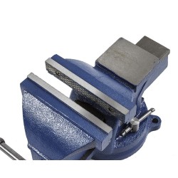 Bankschroef 150 mm. draaibare uitvoering met aambeeld Bankschroef 150 mm. draaibare uitvoering met aambeeld