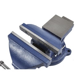 Bankschroef 200 mm. draaibare uitvoering  met aambeeld