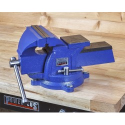 Bankschroef 150 mm. draaibare uitvoering met aambeeld Bankschroef 150 mm. draaibare uitvoering met aambeeld