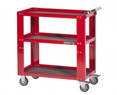 Gereedschapstrolley 85 x 46 x 91 cm - werkplaats trolley - werkplaatskar rood
