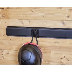 Wandhaak halfrond - 16.5 x 7,5 cm. tuingereedschap ophangen - opbergen - opbergsysteem - ophangsysteem  aan de muur.