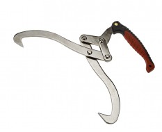 Handpaktang - houthaak van gehard staal - 43 cm lang - boomstam haak - dragen - optillen - max. stamdiameter 20 cm