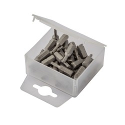 T10 x 25 mm Torx bits - 40 stuks in kunststof box - bitset - Torx bitjes