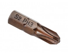 PH3 x 25 mm Phillips krachtbits - 40 stuks gehard gereedschapsstaal in kunststof box - bitset - Phillips bitjes