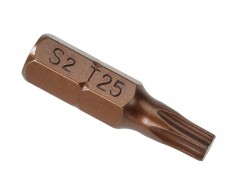 T25 x 25 mm Torx krachtbits - 40 stuks gehard gereedschapsstaal in kunststof box - bitset - Torx bitjes