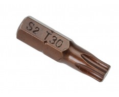 T30 x 25 mm Torx krachtbits - 40 stuks gehard gereedschapsstaal in kunststof box - bitset - Torx bitjes