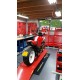 Motorheftafel pneumatisch met inrijklem rood