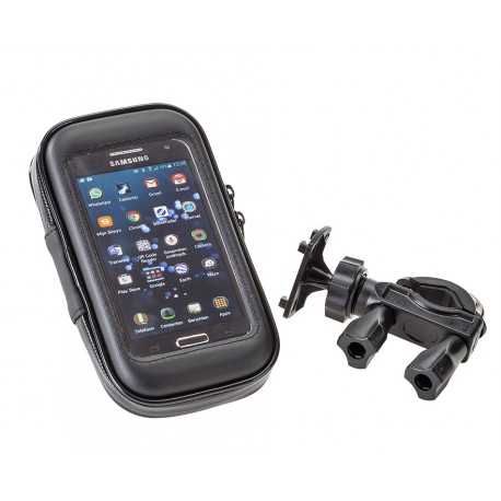 Telefoon tas – etui + stuurhouder voor iphone – smartphone - GSM - 4 inch – stof en waterdicht 135 x 70 x 23 mm.