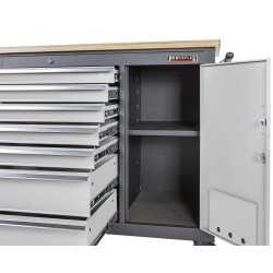 Grote professionele gereedschapswagen – werkbank op wielen – verrijdbare werkbank 