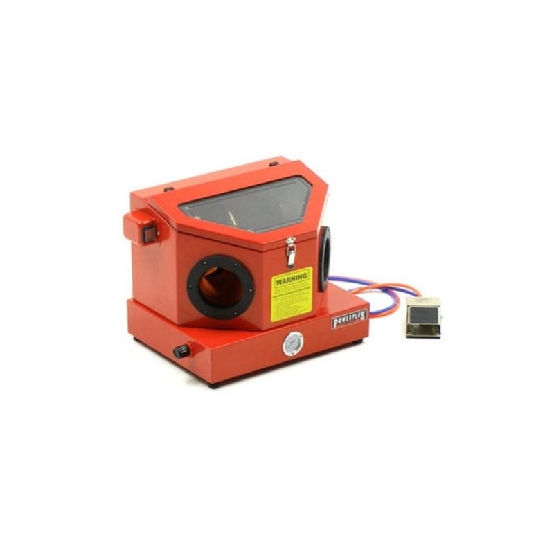 Straalcabine tafelmodel - precisie straler Straalcabine tafelmodel - precisie straler