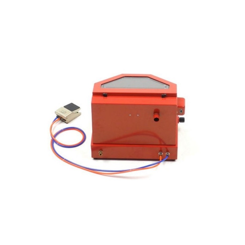 Straalcabine tafelmodel - precisie straler Straalcabine tafelmodel - precisie straler