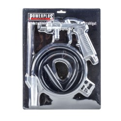 Universeel straalpistool met aanzuigslang voor emmer, incl. 2 stalen nozzles