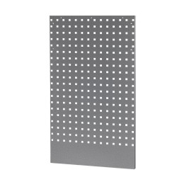 Werkbank set met metaal omkleed blad, werkplaatskast, gereedschapsbord, hoge kast, 3 x hangkast en 9 laden - 204 x 46 x 94,6 cm