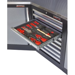 Tangen- en hamerset 11 delen - soft mat.