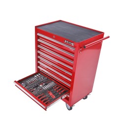 Schroevendraaier – doppen – inwendige torx – uitwendige torx dop set incl.  ratel 1/4 “ - 116 delen - soft mat.