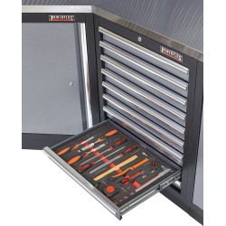 Houtbeitel – hamer – meetlint – houtvijl – schuifmaat set 13 delen - soft mat Houtbeitel – hamer – meetlint – houtvijl – schuifmaat set 13 delen - soft mat