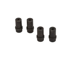 Set van 4 stalen nozzles 5 mm. voor straalpistool 0013