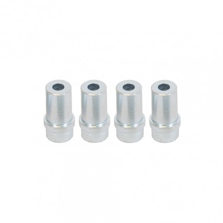 Set van 4 stalen nozzles 7 mm. voor straalpistool 0013
